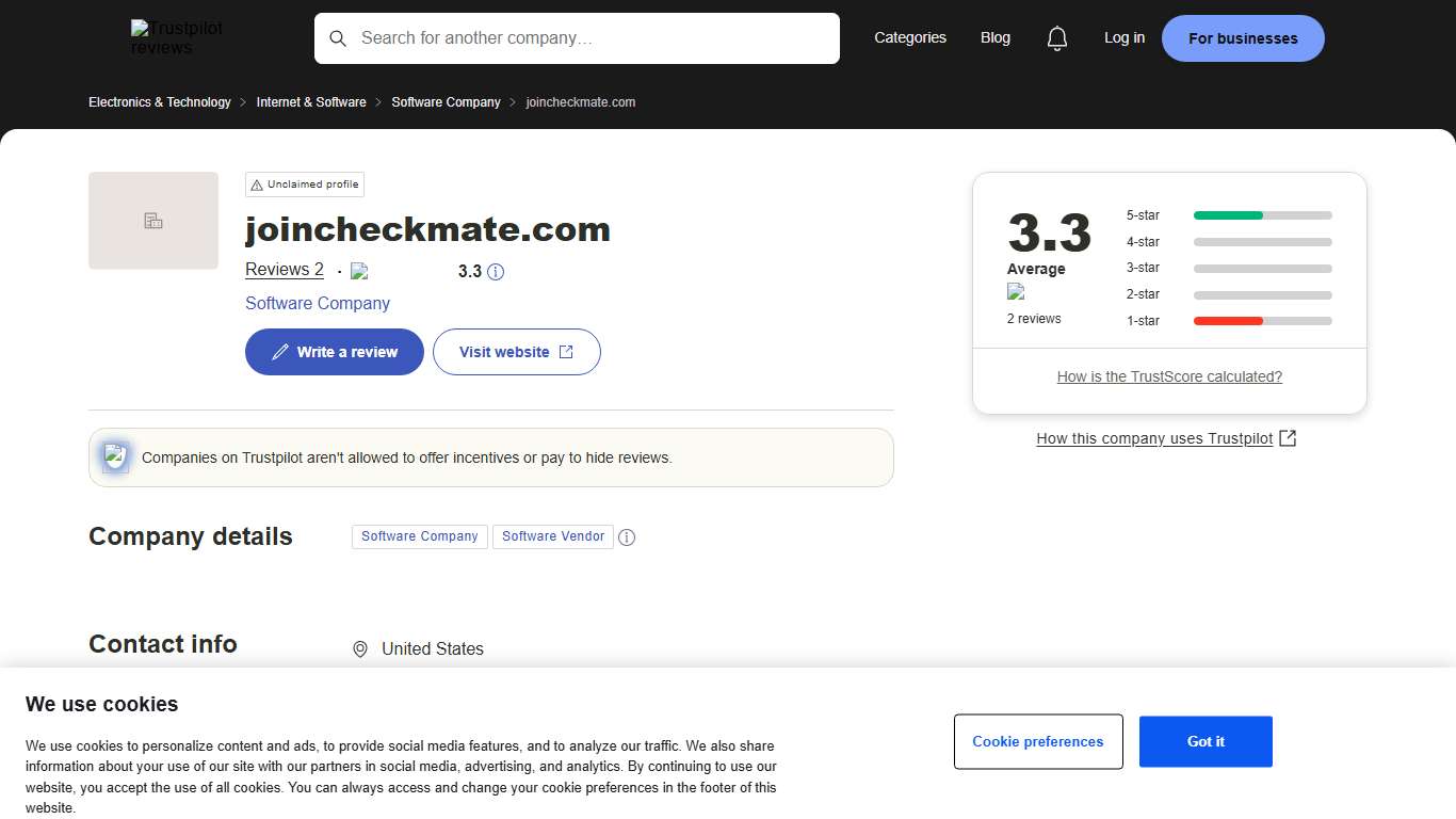 joincheckmate.com Reviews | Read Customer Service Reviews of joincheckmate.com
